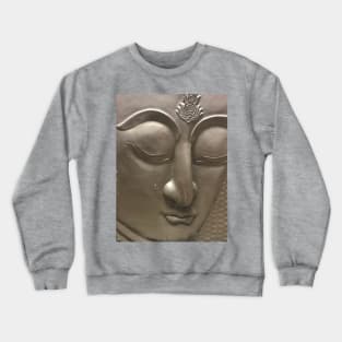 Serene Buddha face Crewneck Sweatshirt